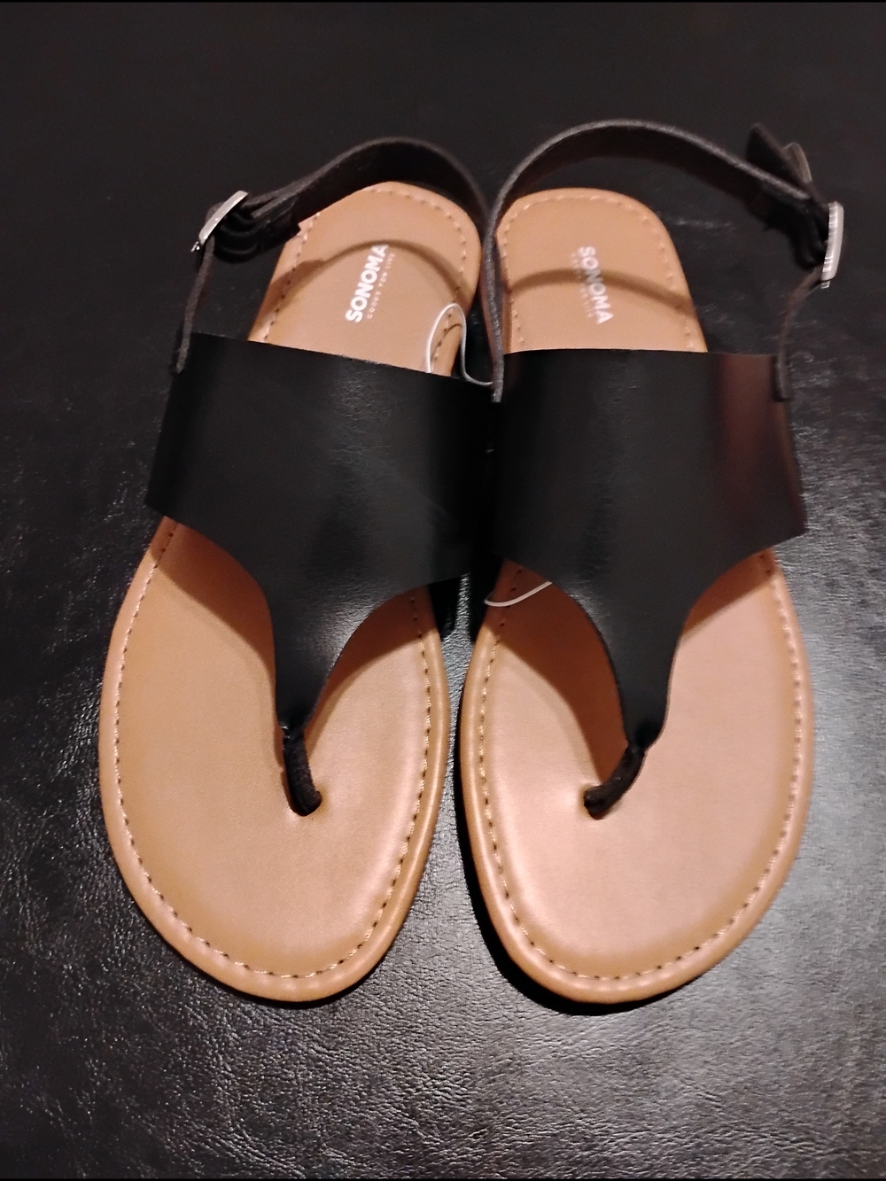 NEW Sonoma Goods For Life Women's Black Sandals Size 9